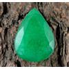 342.30 CT Naturale Brasiliano Verde Smeraldo 44 X 32 MM Pera Gemma Birthday Gift