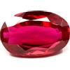 Gemsmyriad Naturale Mogok Rosso-Rosa Rubino 20.65 KT Certificato Trattato Gemma