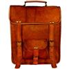 "Handmade" Handmade Borsa Uomo In Vera Pelle Marrone Messenger Laptop Nuova