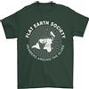 Gil dan Flat Earth Society Membri In Giro Per Il Mondo T-Shirt Uomo Gil dan 100% Cotone