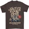 Gildan Roller Skate Rétro Skate Stivali T-Shirt 100% IN Cotone