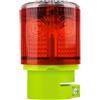 Aolyty Allarme Luce stroboscopica Solare, Luminoso 360 Gradi, IP45 Impermeabile, Lluce di Sicurezza(Rosso)