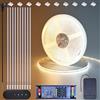 BENLUN Striscia LED COB CCT 24V 10 Metri, 3000K 4000K 6000K Bianca Strisce LED Dimmerabile, Tagliabile CRI 93 8,5W/M con Dimmer e Alimentazione per Camera da Letto, Cucina, Interno