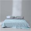 CSARPECT Piumino Estivo, Morbida e Traspirante Trapunta Reversibile in Microfibra- Coperta da Divano Anallergico, per Camera da Letto Copriletto Trapuntato Singolo Matrimoniale letto (latte bianco, 100*150CM)