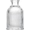 Upstore 100ml diffusore in vetro trasparente vuoto diffusore per aromaterapia diffusore di profumo accessori da utilizzare per bastoncini di ricambio per diffusori oli essenziali decorazioni artigianali