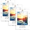 MG Design Cornice a Giorno Set 3 pezzi in 61 x 91,5 cm - Cornici senza cornice con acrilico e pannello posteriore in HDF per foto, poster e puzzle, verticale & orizzontale