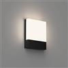 NUOVA GERMANY Applique Esterno LED, 18W IP65 Impermeabile Moderno Lampade Esterno, Luci da Esterno Parete, per Balcone, Terrazzo Corridoio, Giardino, Decorazioni Esterne Luce (4000K Luce Naturale, Piatto)