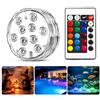 Fancysky Luce Subacquea con Telecomando, 16 Colori RGB con Led Sommergibili Luci, Rgb Luci Piscina Sommergibile, Mpermeabile IP68, Ideale per Piscina, Laghetto, Feste, Matrimoni e Natale (1 pezzi)