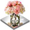 PopularLdo 8 piatti quadrati a specchio per decorazioni da tavolo, piastrelle quadrate (senza vetro), per decorazioni da tavolo, matrimoni, decorazioni da parete, lavori di bricolage (30 cm)