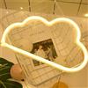 Ulalaza Insegna luminosa al neon a LED Luce notturna a forma di cuore a forma di stella di luna per camera da letto per bambini Wall Art Regalo di compleanno di Natale romantico
