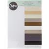 Sizzix Surfacez, fogli di cartoncino A4, 60 pezzi (10 colori neutri)