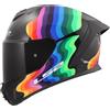 LS2, Casco Moto Integrale RAPID III FLOW Black Multi, 3XL