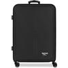 Reebok Stockton Valigia Media Nero 46x65x25 cm Rigido ABS Lucchetto a Combinazione Integrato 56L 4kg 4 Doppie Ruote di Joumma Bags