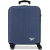 Reebok Boston Marine Valigia da Cabina 40x55x20 cm Rigido ABS Lucchetto a Combinazione Integrato 37L 2.6kg 4 Doppie Ruote Bagaglio a Mano di Joumma Bags