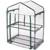 RETELANDIA L'OUTLET DELLE RECINZIONI Serra da Giardino e Balcone Compatta con 2 ripiani 69x49 h 95 cm, Copertura in PVC Trasparente