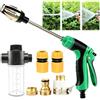 rialgirw Aquoxis - Idropulitrice Qinux Aquoxis, Ugello e Accessorio per Tubo Aquoxis 15 Volte Più Potente, Pistola Idropulitrice a Getto Rotante a 360°, Montaggio Senza Attrezzi per Patio (Green,Washer Set)