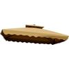 VOLKAI Telo di ricambio gazebo quadrato Garden Parasol Decentrated 2.5 x 2.5 m telo per gazebo impermeabile Terrace and Outdoor Furniture Gazebo Pool Garden Outdoor Environments (cachi, 4 Ombrelli)