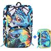 ZAINO ESTENSIBILE SEVEN SJ GANG BIG METAL DRAGON BOY + ASTUCCIO 3 ZIP