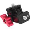 GMBYLBY Supporto per monitor da campo, supporto per fotocamera con supporto a slitta fredda per riprese video, fissaggio luce di riempimento, supporto per campo