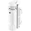 Cloudpower Treppiede portatile per selfie per iPhone One e con otturatore remoto, design sottile profilo, installazione rapida per opportunità fotografiche occasionali SpFor (bianco)
