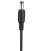 Rjrjc Cavo adattatore D Tap da 2 pin maschio a DC 5,5x2,5 mm, prolunga di alimentazione elastica nera da 1 m per batteria DSLR Rig V-Mount, personalizzabile fai da te