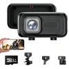 IDAMAKON Action Cam per moto, 2K, 140°, grandangolare, con 32 GB inclusa, per moto e sport all'aria aperta