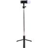 Sxhlseller Treppiede per Selfie, Treppiede per Telefono con Luce di Riempimento e Telecomando Bluetooth, Testa Ruotabile a 360°, Estensibile da 8,07 Pollici a 35,43 Pollici