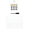 MOUDOAUER Custodia protettiva in acrilico trasparente per Raspberry Pi Pico Dule-Sided accessori di protezione