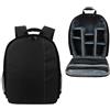 Generico Zaino for fotocamera Borsa da esterno di grande capacità for laptop 15,6 pollici può ospitare fotocamere e Mult(Small size-gray)