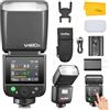 GODOX V480 N V480N Flash Compatibile con Nikon, GN50 2,4 GHz Wireless HSS 1/8000s TTL Speedlight per Fotocamera con Batteria Agli Ioni di Litio, Controllo Touchscreen