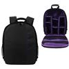 Generico Zaino for fotocamera Borsa da esterno di grande capacità for laptop 15,6 pollici può ospitare fotocamere e Mult(Small size-purple)