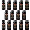 Aphrosmile Aromaterapia olio essenziale Set per Diffuser- (mirra, vaniglia, menta piperita, pepe nero, incenso, patchouli e altri), 100% puri oli essenziali Set, 10x30ml Essential Oil Kit