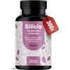 Bloom Naturals Beauty Supplements Complesso di silicio - 300 capsule con 500 mg di silicio con zinco, rame e selenio - silice di estratto di bambù - popolare tra le donne perdita di capelli - vitamine per capelli - Vegano e prodotto