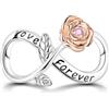 LNQOBU Charm Madre e Figlia - Charm con scritta Mum, Sister,Argento 925 con Ciondolo con zirconi 5A Adatto ai braccialetti Pandora Regali Festa Della Mamma
