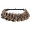 TOECWEGR B-Typ 3 Fascia con treccia di extension per capelli, accessorio di bellezza da donna e ragazza, classica treccia morbida e ampia
