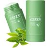 AONAT Green Tea Mask Stick,Maschera al Tè Verde Viso Purificante,Riduce i Pori,Controlla il Sebo e Idrata,Rimuove Punti Neri
