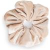 SXQLYH, elastico per capelli Scrunchie in velluto, grande elastico per capelli spesso e morbido in velluto, scrunchies per coda di cavallo invernale Bobble per donne con capelli spessi e lunghi (Beige