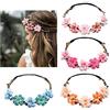 Liooce 8 fasce per capelli con corona di fiori, margherite, ghirlanda, ghirlanda di fiori, fasce per capelli, per matrimoni, festival, vacanze, feste, vacanze al mare
