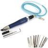 BJdfgE Set micro smerigliatrice pneumatica - Lucidatrice e portatile con chiave (set da 10 pezzi)(B Set)
