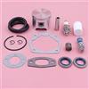 SAANICH 46mm Pistone Paraolio Fit For Husqvarna 55 51 Motosega 505275719 Valvola di Decompressione Filtro Del Carburante Linea Spark Plug Anelli Kit Guarnizione