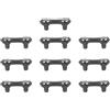 CRIDENG Catena per motosega, confezione da 10 pezzi, compatibile con catena 3/8 050 da 1,3 mm, include maglie semplici e preimpostate per la riparazione della catena