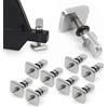 yuejuhe 10 Pezzi Viti Pinne Surf, Vite per Pinna SUP, Accessori per Tavola da Surf, Surfboard, Kit di Ricambio per Paddle Board (Acciaio Inox)