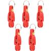 TUXCAXI Clip a sgancio rapido, Clip a Scatto ad Tensione, per stabilizzatori da Pesca d'altura, Accessori per la Pesca, per Pesi per lenze da, per Pesi per lenze da, Rosso, 4.8 Centimetri