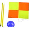 Ysyqkn Bandierina da Calcio D'angolo, Calcio, Attrezzatura per L'allenamento, Bandierina per L'allenamento All'aperto, da 2 Poli