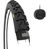 ECOVELO 1 COPERTONE 26 x 1.90 (50-559) + CAMERA PNEUMATICO MTB TASSELLATO MOUNTAIN BIKE 26" BICI CITY ADULTO