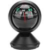 Flylin Bussola per auto, bussola, bussola, cruscotto, navigazione digitale navale regolabile, marina militare, auto, dash mount, bussola, marina, barca, nave all'aperto