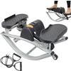 Generic Esercizio Stepper - dispositivo per esercizi per le gambe di movimento attorcigliato, senza fitness, con display LCD, per muscoli addominali addominali, torso, soggiorno, camera da