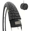 ECOVELO Copertone 20 X 1.95 (50-406) + Camera Pneumatico Nero in Gomma X Bike BMX Free Style Bicicletta Bimbo
