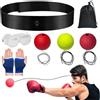 Nevalerra Boxtraining Reflexball - Set di palline per riflessi da boxe, anti-stress, design a rimbalzo flessibile, pratico accessorio di allenamento per coordinazione mano, di reazione, b