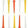 KTUXZCI Affidabile Set di Tee da Golf in plastica PE Personalizzata, Facile da posizionare, opzioni Multicolore, Rinforzato per Una Maggiore stabilità, Tee da Golf in plastica